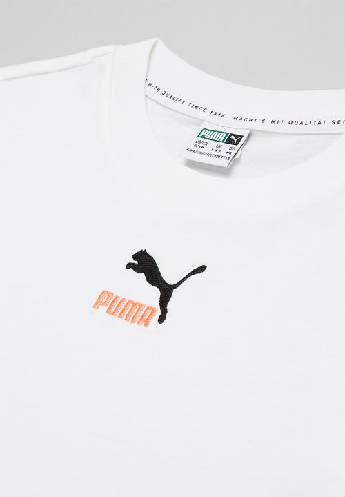 PUMA - Girl cropped tee  - white