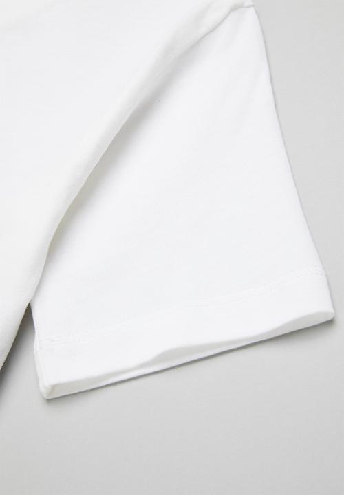 PUMA - Girl cropped tee  - white