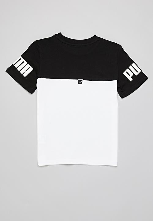 PUMA - Puma power tee  -  black & white