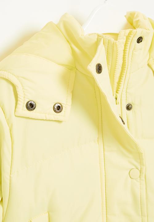 Ruby Tuesday - Girls padded puffer - yellow