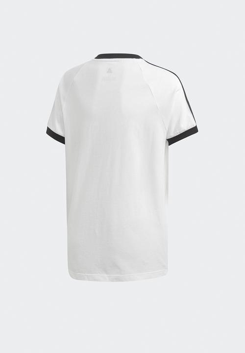 adidas Originals - 3 stripe tee - white