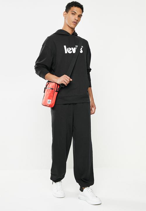 Levi’s® - T3 relaxd graphic hoodie - caviar