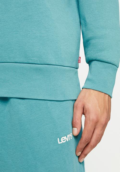 Levi’s® - T3 graphic crew sweatshirt - brittany blue