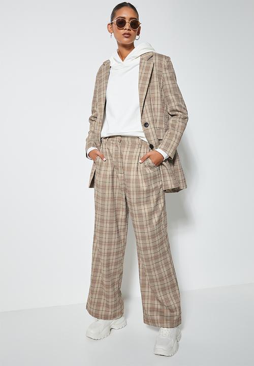 Superbalist - Wide leg trouser - brown