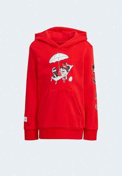 adidas Originals - Hoodie set - vivid red & black