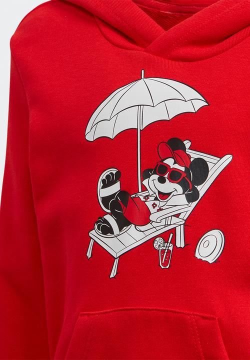 adidas Originals - Hoodie set - vivid red & black