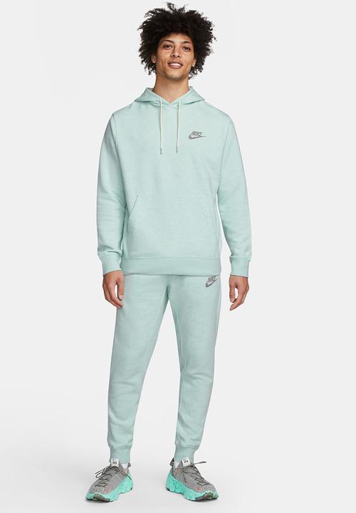 Nike - NSW Revival Fleece Pullover Hoodie  - Mint foam & white