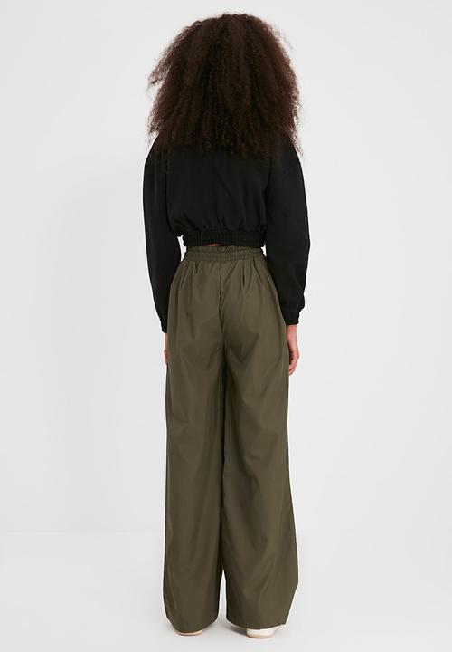 Trendyol - Knitted sweatpants  - khaki