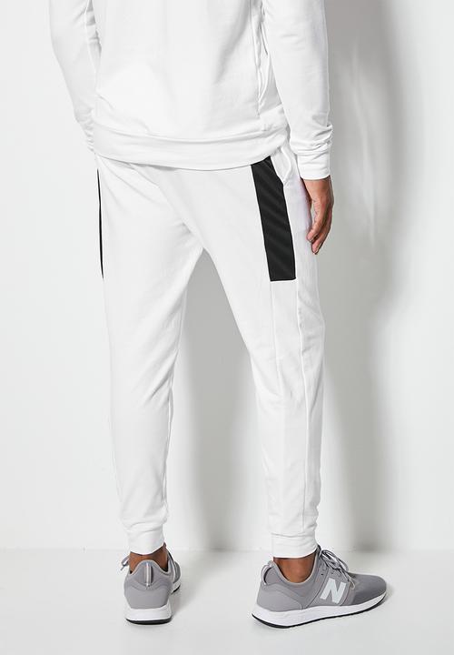 Superbalist - Slim fit cuffed sports sweatpant - white