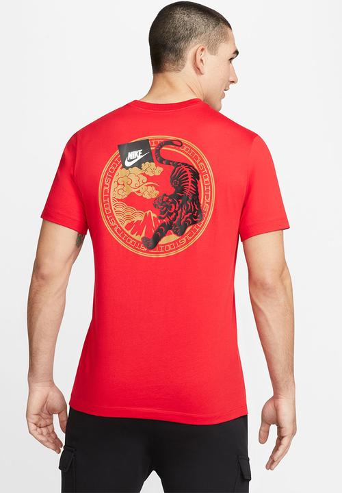 Nike - NSW tiger Graphic 2 JDI Tee- university red