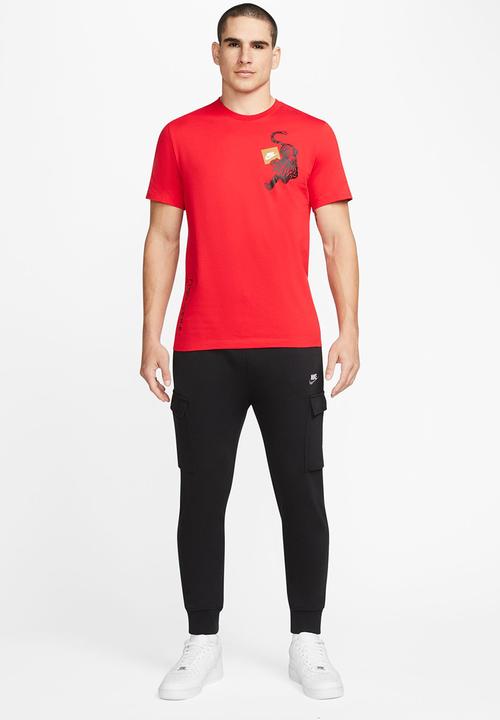 Nike - NSW tiger Graphic 2 JDI Tee- university red