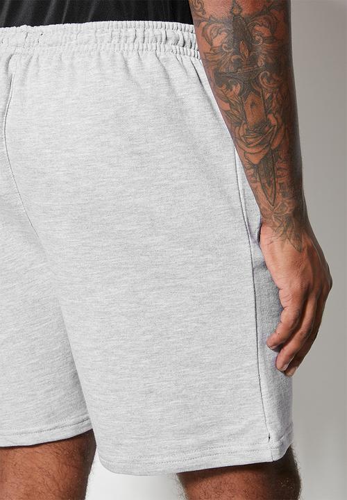 Superbalist - Mid length sport sweat shorts - light grey