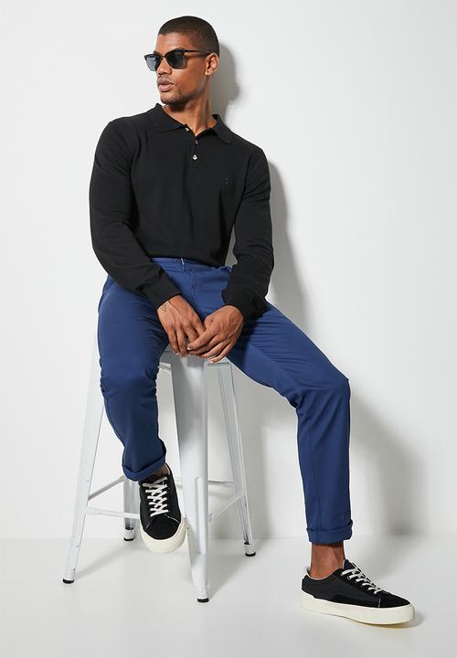 Superbalist - Caleb slim chino - royal blue