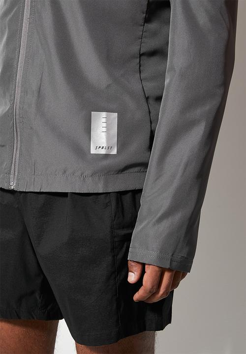 Superbalist - Light shell hooded running jacket - dark grey
