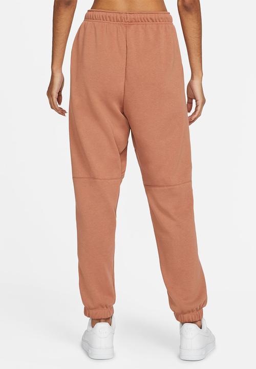 Nike - Nsw air flc pant - mineral clay, red bark & pink oxford