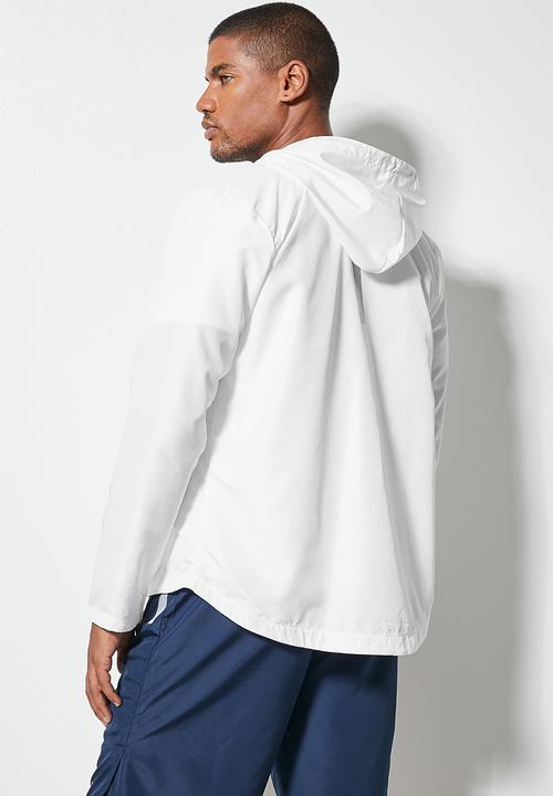Superbalist - Light shell hooded running jacket - white