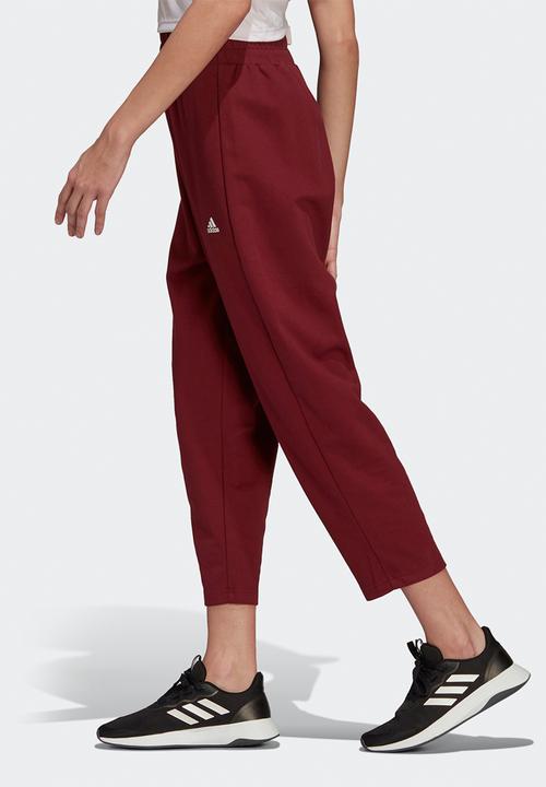 adidas Performance - Yoga 7/8 pants - shadow red