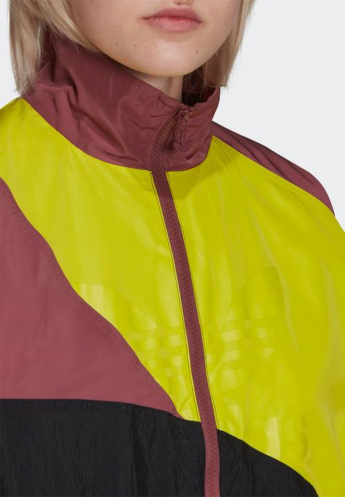 adidas Originals - Weave tracktop - black/shock lime/crimson