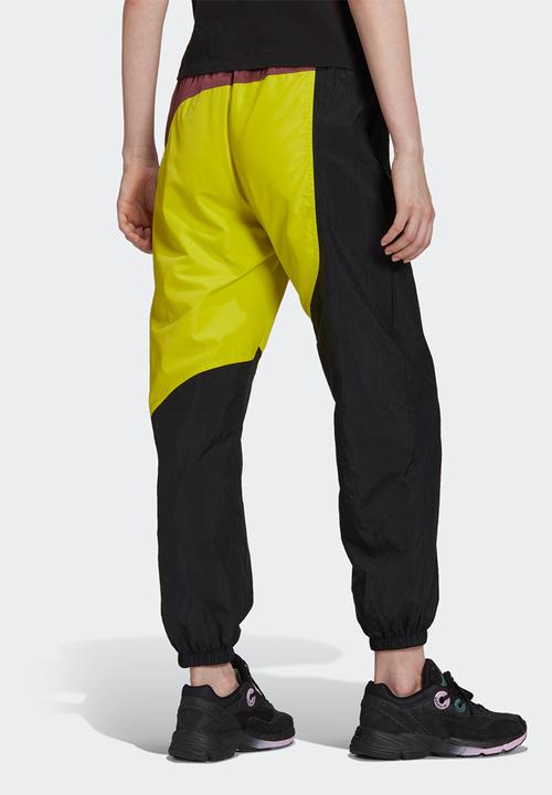 adidas Originals - Weave trackpants - black/shock lime/crimson