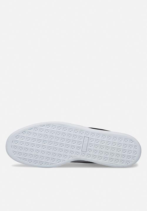 PUMA - Suede displaced - puma black, puma white & harbor mist
