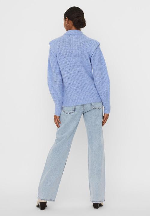 Vero Moda - Pekan long sleeve shoulder blouse - grapemist