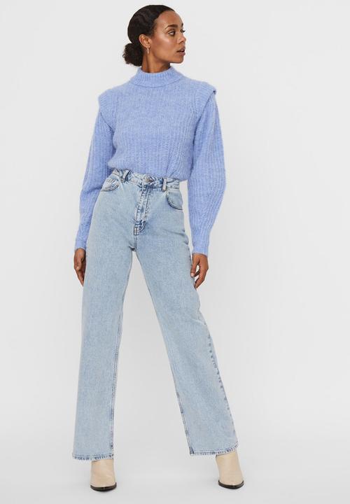 Vero Moda - Pekan long sleeve shoulder blouse - grapemist