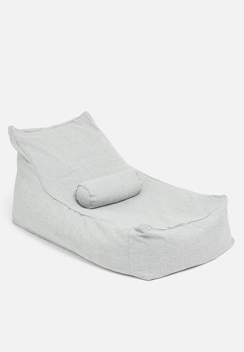 Fine Living - Sun lounger bean bag - light grey