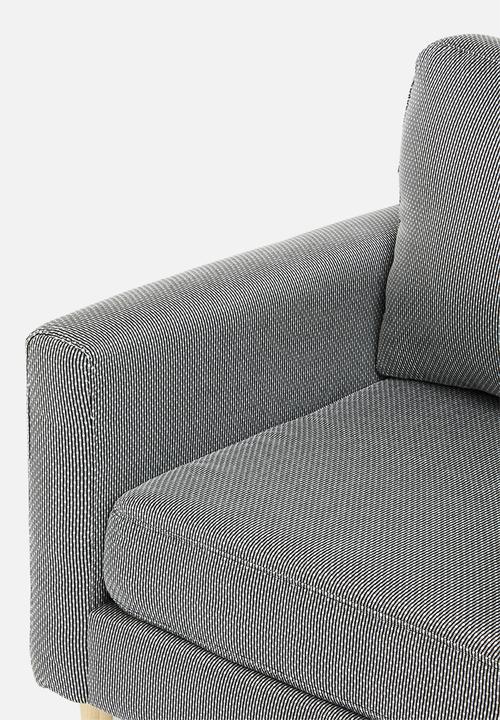 Sixth Floor - Soma armchair - black & white