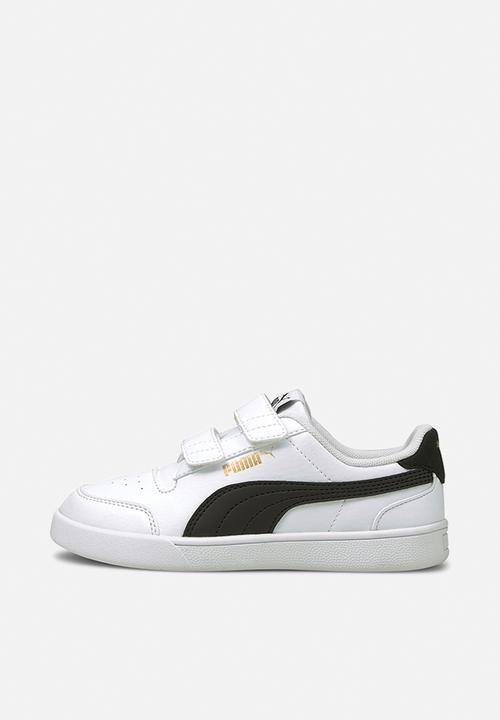 PUMA - Puma shuffle v ps - puma white-puma black-puma team gold