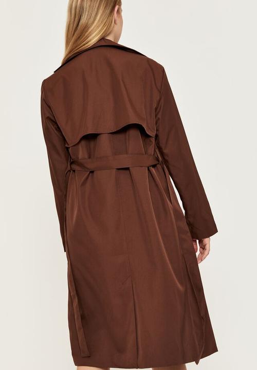 Supré  - Penelope trench coat - choc top