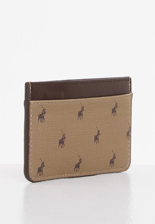 POLO - Signature  card holder - camel