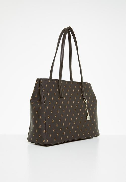 POLO - Signature large market tote - brown