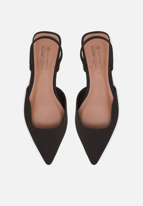 Call It Spring - Redefined slingback - black