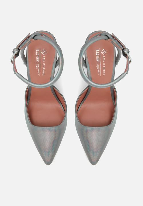 Call It Spring - Khelani heel - metallic 