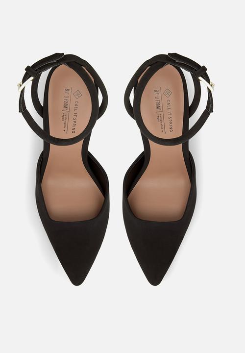 Call It Spring - Khelani heel - black