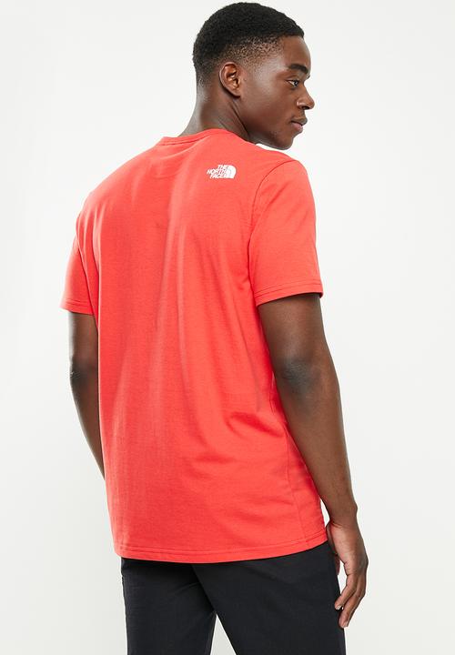 The North Face - M short sleeve easy tee - red