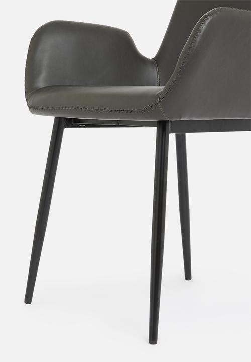 Sixth Floor - Balti dining chair - charcoal