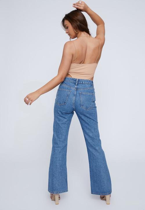 Supré  - Reese high cut bodysuit - biscotti