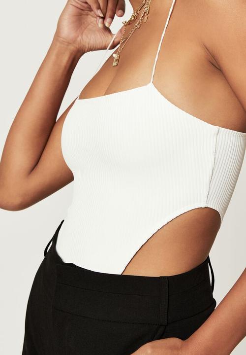 Supré  - Reese high cut bodysuit - winter white