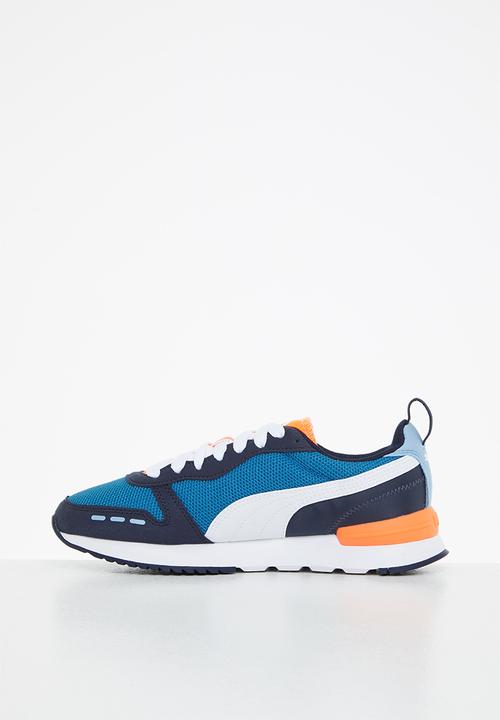 PUMA - Puma r78 jr - mykonos blue-puma white-peacoat