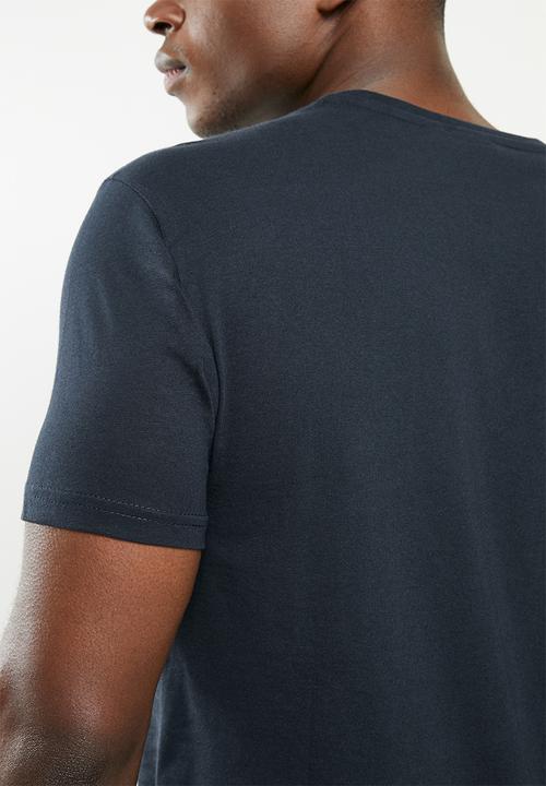 POLO - Mens classic printed T-shirt - navy