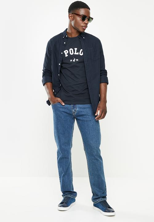 POLO - Mens classic printed T-shirt - navy