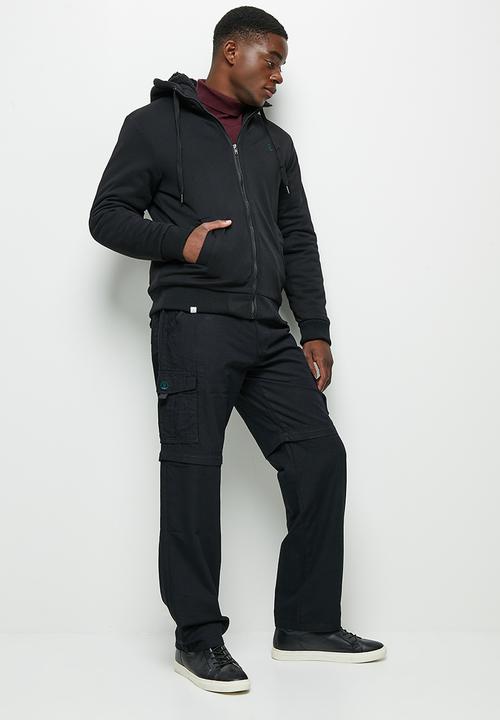Lark & Crosse - Gordo zip-off cargo pants - black