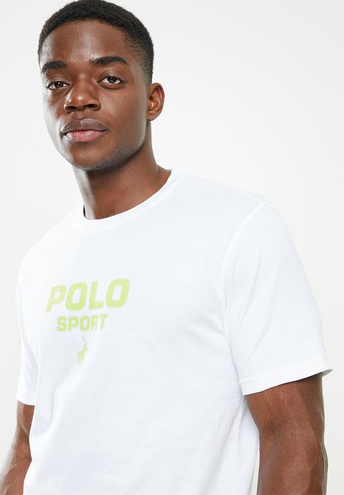 POLO - Men sport logo short sleeve tee - white