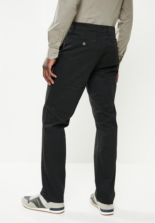 POLO - Men naples relaxed fit chino - black