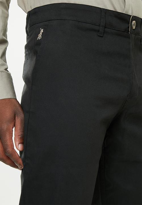 POLO - Men naples relaxed fit chino - black