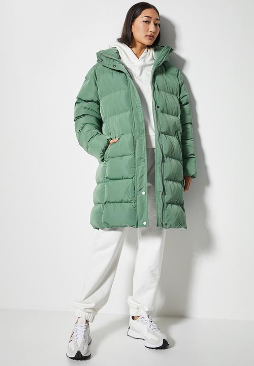 Superbalist - Midi puffer - new sage