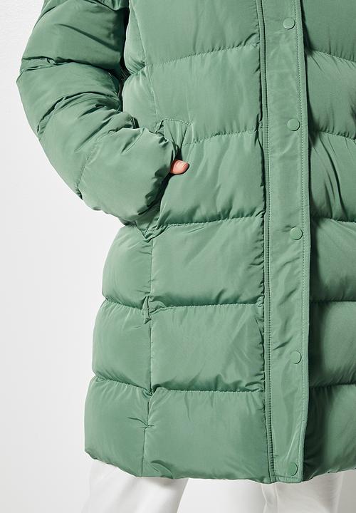 Superbalist - Midi puffer - new sage