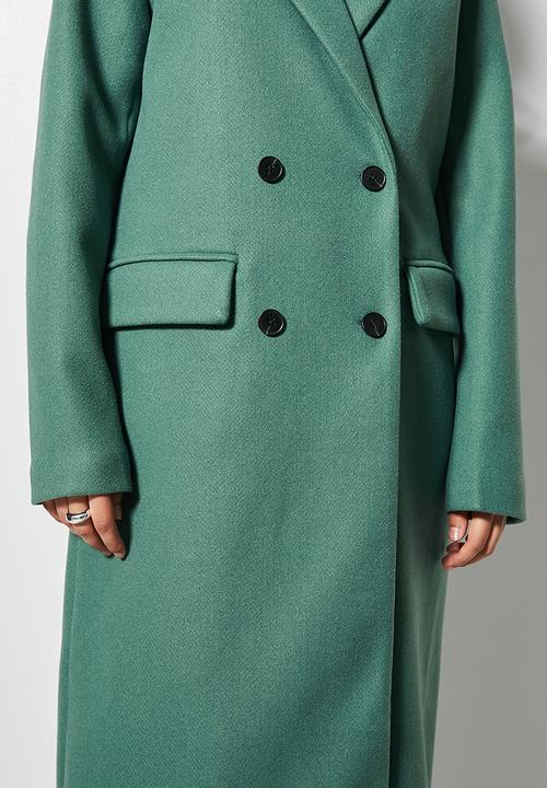 Superbalist - Double breasted coat - sage