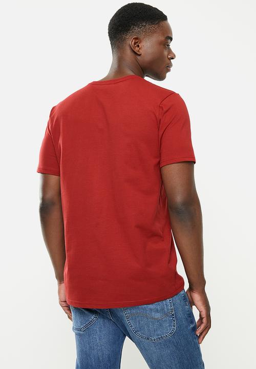 Holmes Bro's - Flag t-shirt - red dahlia